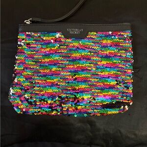 Rainbow Sequin Wristlet by Victoria’s Secret